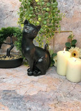 Load image into Gallery viewer, Antique Effect Black Cat Decoration Figurine Ideal Gift for Cats Lovers-OsirisTradingUK