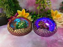 Load image into Gallery viewer, Set of Two Dragons Crystal Fantasy Sculpture Mythical Statue Ornament Gift