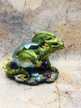 Load image into Gallery viewer, Green Dragon Hatchling Figurine Fantasy Art Collection Mythical Sculpture-OsirisTradingUK