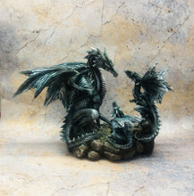 Load image into Gallery viewer, MOTHER AND BABY DRAGON FIGURINE STATUE ORNAMENT SCULPTURE