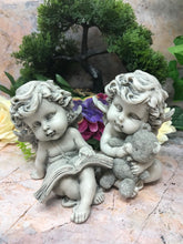 Load image into Gallery viewer, Pair of Guardian Angel Figurine Cherubs Statue Ornament Sculpture Statue Figures-Collectables:Fantasy, Myth & Magic:Mythical Creatures:Angels-OsirisTradingUK