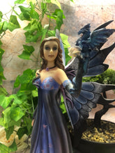 Laden Sie das Bild in den Galerie-Viewer, Large Fairy and Dragon Companion Sculpture Statue Mythical Creatures Figure Gift-OsirisTradingUK