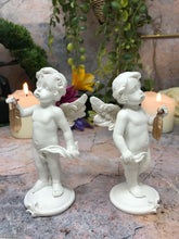 Laden Sie das Bild in den Galerie-Viewer, Pair of Guardian Angel Figurine Wishing Cherubs Statue Ornament Sculpture Gift-Collectables:Fantasy, Myth & Magic:Mythical Creatures:Angels-OsirisTradingUK