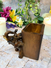 Laden Sie das Bild in den Galerie-Viewer, Elephant Pen Holder Pen Pot Container Desk Tidy Home Office Supplies-OsirisTradingUK