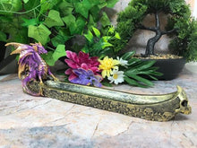 Charger l'image dans la galerie, Celtic Design Dragon Incense Holder Gothic Ornament Dragons Collection-OsirisTradingUK