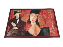 Laden Sie das Bild in den Galerie-Viewer, Set of 4 Table Mats Amedeo Modigliani Placemats Museum Reproduction Art Inspired-OsirisTradingUK