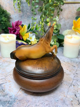 Charger l'image dans la galerie, Round Horse Trinket Box Sculpture Ornament Secret Stash Equestrian Gift-OsirisTradingUK