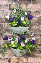 Load image into Gallery viewer, Artificial Flowers Hanging Basket Garden Decoration Outdoor Flower Arrangement