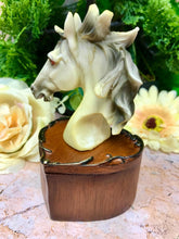 Load image into Gallery viewer, Heart Shaped White Horse Trinket Box Secret Stash Equestrian Horses Collection-OsirisTradingUK