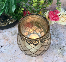 Charger l'image dans la galerie, Moroccan Lantern Candle Glass Tealight Holder Decor Home Lighting-OsirisTradingUK