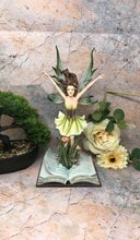 Load image into Gallery viewer, Fairy and Enchanted Book Figurine Fantasy Fairies Figure Mythical Sculpture Gift-OsirisTradingUK