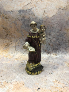 St Anthony Statue Religious Ornament Sculpture Catholic Figurine