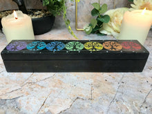 Charger l'image dans la galerie, Soapstone Tree of Life Chakra Incense Box Secret Altar Decoration-OsirisTradingUK