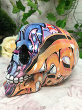 Load image into Gallery viewer, Novelty Graffiti Skull Ornament Figure Skulls Collection Sculpture Gothic Decor-OsirisTradingUK