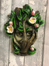 Load image into Gallery viewer, Green Goddess Wall Plaque Wiccan Pagan Decor Gaia Collection Ornament