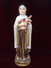 Charger l'image dans la galerie, Statue de Sainte Thérèse de Jésus Sculpture de Sainte Catholique Figurine Religieuse