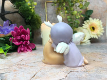 Laden Sie das Bild in den Galerie-Viewer, Adorable Peaceful Angel Baby Girl with Fawn Figurine Fantasy Angels Collection-OsirisTradingUK