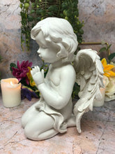 Load image into Gallery viewer, Guardian Angel Figurine Praying Cherub Statue Ornament Sculpture Statue Figure