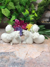 Load image into Gallery viewer, Pair of Guardian Angel Figurine Cherubs Resting on Heart Ornament Sculpture-Collectables:Fantasy, Myth & Magic:Mythical Creatures:Angels-OsirisTradingUK