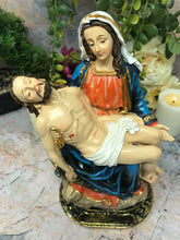 Load image into Gallery viewer, La Pieta Statue Of The Virgin Mary Holding Jesus Religious Ornament Sculpture