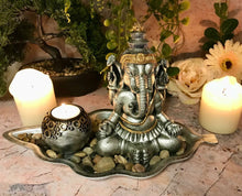 Load image into Gallery viewer, Buddha Ganesh Candle Holder Ornament Feng Shui Statue Oriental Home Decoration-OsirisTradingUK
