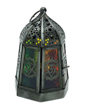 Load image into Gallery viewer, Antique Effect Moroccan Style Lantern Candle Tealight Holder-OsirisTradingUK