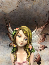 Load image into Gallery viewer, Pink Flower Fairy Figurine Mythical Statue Fantasy Ornament Fairies Collection