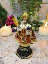 Load image into Gallery viewer, Infant of Prague Jesus Figurine Resin Statue Religious Ornament Sculpture