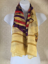 Load image into Gallery viewer, Ladies 100% Silk Scarf Designer Pattern-OsirisTradingUK