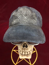 Load image into Gallery viewer, Bling Cap Skull Sculpture Figurine Gothic Horror Ornament Figure Decoration Gift-OsirisTradingUK