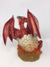 Load image into Gallery viewer, Red Fire Dragon and Egg Fantasy Sculpture Mythical Statu Ornament Gothic Gift-OsirisTradingUK
