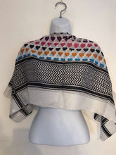 Load image into Gallery viewer, Beautiful Heart Design Ladies Scarf 100% Rayon-OsirisTradingUK