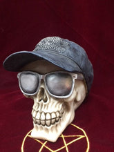 Load image into Gallery viewer, Bling Cap Skull Sculpture Figurine Gothic Horror Ornament Figure Decoration Gift-OsirisTradingUK