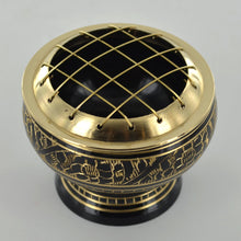 Load image into Gallery viewer, Metal Cauldron Resin Incense Sage Cone Burner Wicca Pagan Altar Home Decoration-OsirisTradingUK