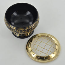Load image into Gallery viewer, Metal Cauldron Resin Incense Sage Cone Burner Wicca Pagan Altar Home Decoration-OsirisTradingUK