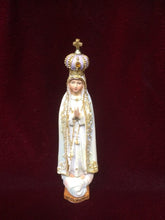 Load image into Gallery viewer, Small Glow in the Dark Blessed Virgin Mary Our Lady of Fatima Statue Luminous Ornament Figurine for Home or Chapel