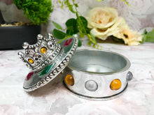 Load image into Gallery viewer, Gothic Couture Skull Crown Jewellery Box 9cm-OsirisTradingUK