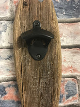 Load image into Gallery viewer, Reclaimed Wood Nautical Fish Bottle Opener Ornament Hand Made Home Decor-OsirisTradingUK