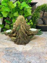 Laden Sie das Bild in den Galerie-Viewer, Tree Ent Lady Candle Holder Pagan Tea Light Gaia Sculpture Mother Nature Figure-OsirisTradingUK