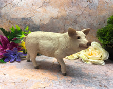 Load image into Gallery viewer, Small Pig Garden Ornament Statue Figure Resin Lawn Patio Sculpture