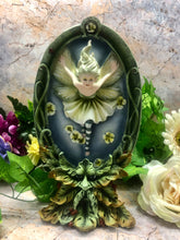 Load image into Gallery viewer, Spring Fairy and Greenman Display Figurine Statue Ornament Mythical Creatures Collection Hand Made from Resin-OsirisTradingUK