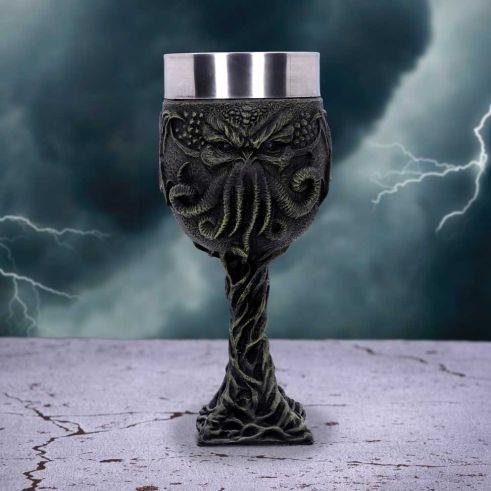 Cthulhu Octopus Figure Goblet H. P. Lovecraft Othulhu Chalice Cup Ornament