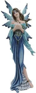 Celtic Priestess Fairy Resin Figurine Fantasy Art Fairies Statue Ornament-OsirisTradingUK