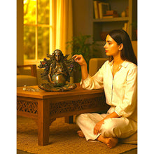 Laden Sie das Bild in den Galerie-Viewer, Gaea Mother Earth Goddess Bronze Figurine Pagan Wiccan Nature Spirit Statue
