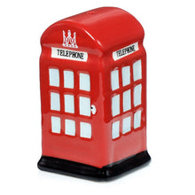 Laden Sie das Bild in den Galerie-Viewer, London Inspired Ceramic Salt and Pepper Shakers Red Phone Box Post Office Design
