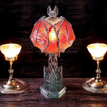 Load image into Gallery viewer, Gothic Bat Lamp Shadow Wing Table Lamp Nemesis Now Fantasy Vampire Decor
