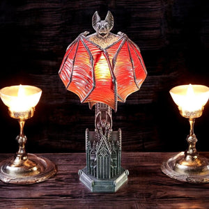 Gothic Bat Lamp Shadow Wing Table Lamp Nemesis Now Fantasy Vampire Decor