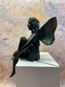 Enchanting Flower Fairy Shelf Sitter, 26.5cm – Graceful Resin Fairy Figurine for Whimsical Home Accents-OsirisTradingUK