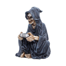 Load image into Gallery viewer, Gaming Reaper Figurine  Grim Skull Gamer Ornament Gothic Console Decor
