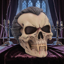 Load image into Gallery viewer, Gothic Dracula Skull Ornament Vampire Fangs Horror Macabre Collectible Decor
